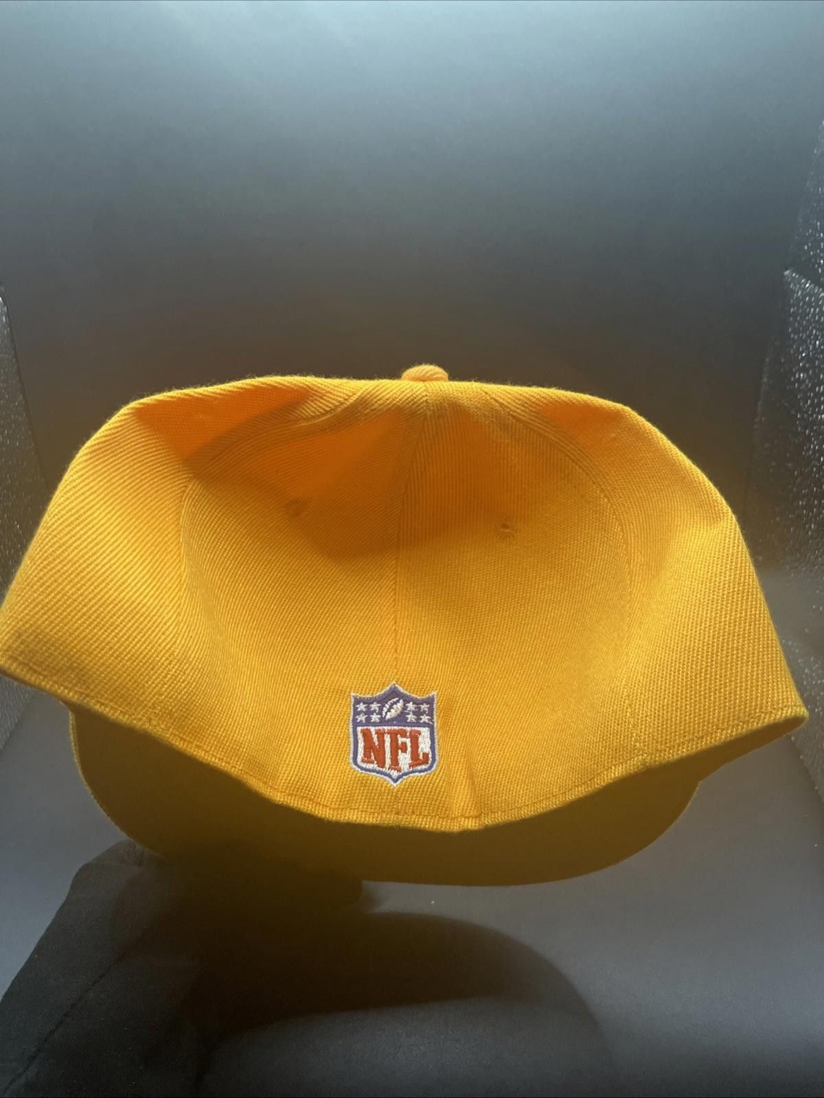 Logo 7 90’s Pittsburgh Steelers Yellow Hat Cap Snap Back Size ONE SIZE - 3 Thumbnail