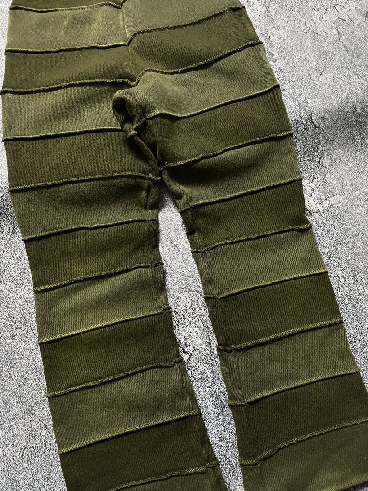Hysteric Glamour Hullo N.Day VNTG 00’ Hugi Multi Level Flare Pants Trousers Size US 30 / EU 46 - 6 Thumbnail