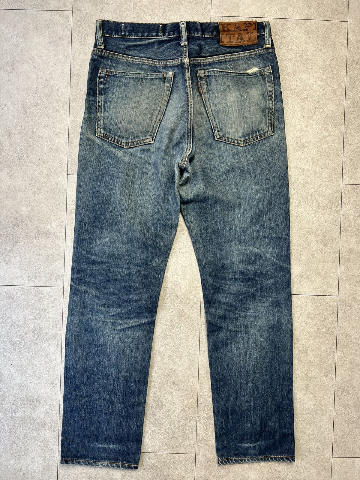 Kapital × Kapital Kountry Kapital Kountry Washed Denim Jeans Size US 32 / EU 48 - 2 Thumbnail