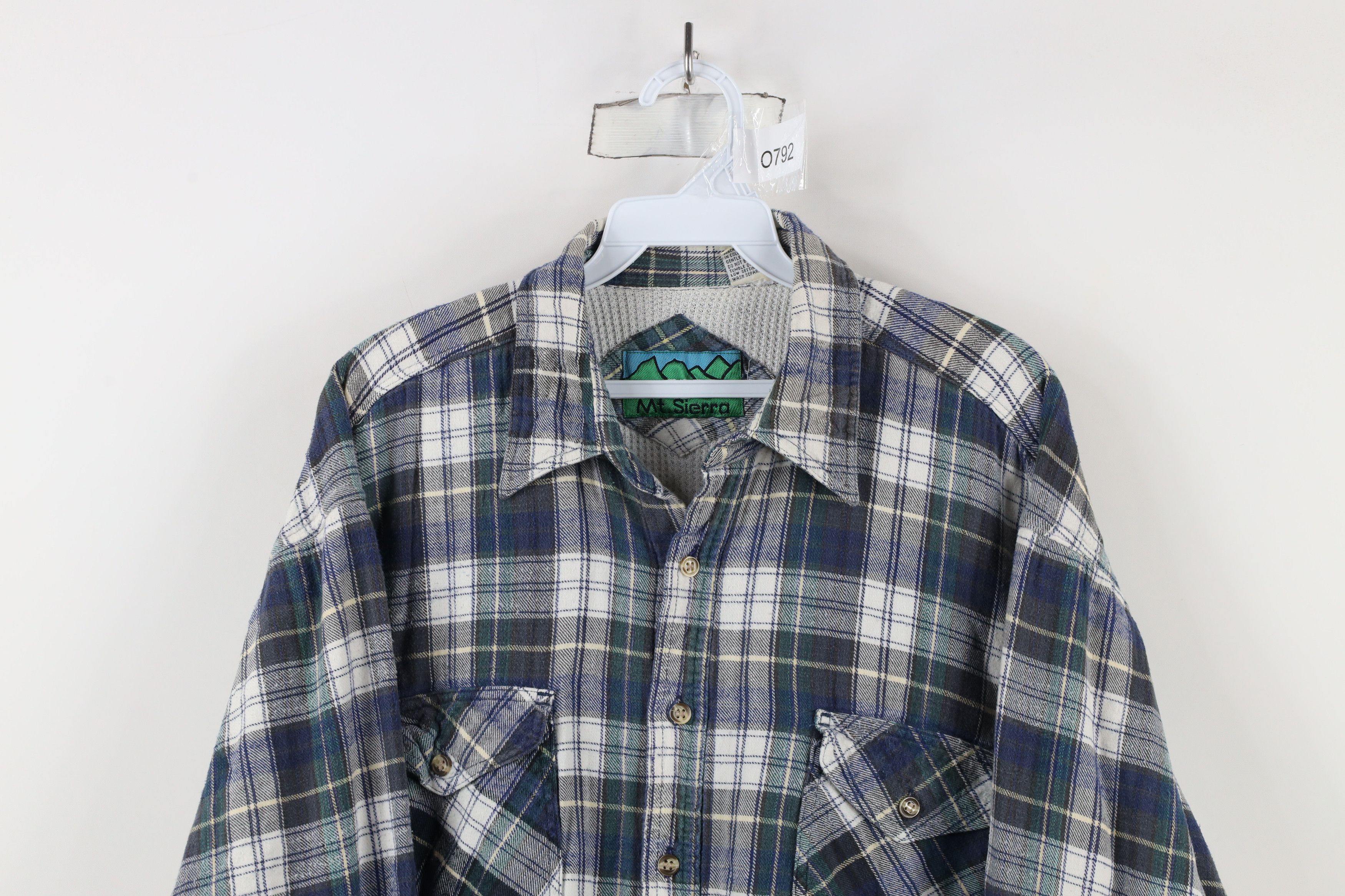 Vintage Vintage 90s Streetwear Lined Flannel Button Shirt Jacket Size US L / EU 52-54 / 3 - 2 Thumbnail