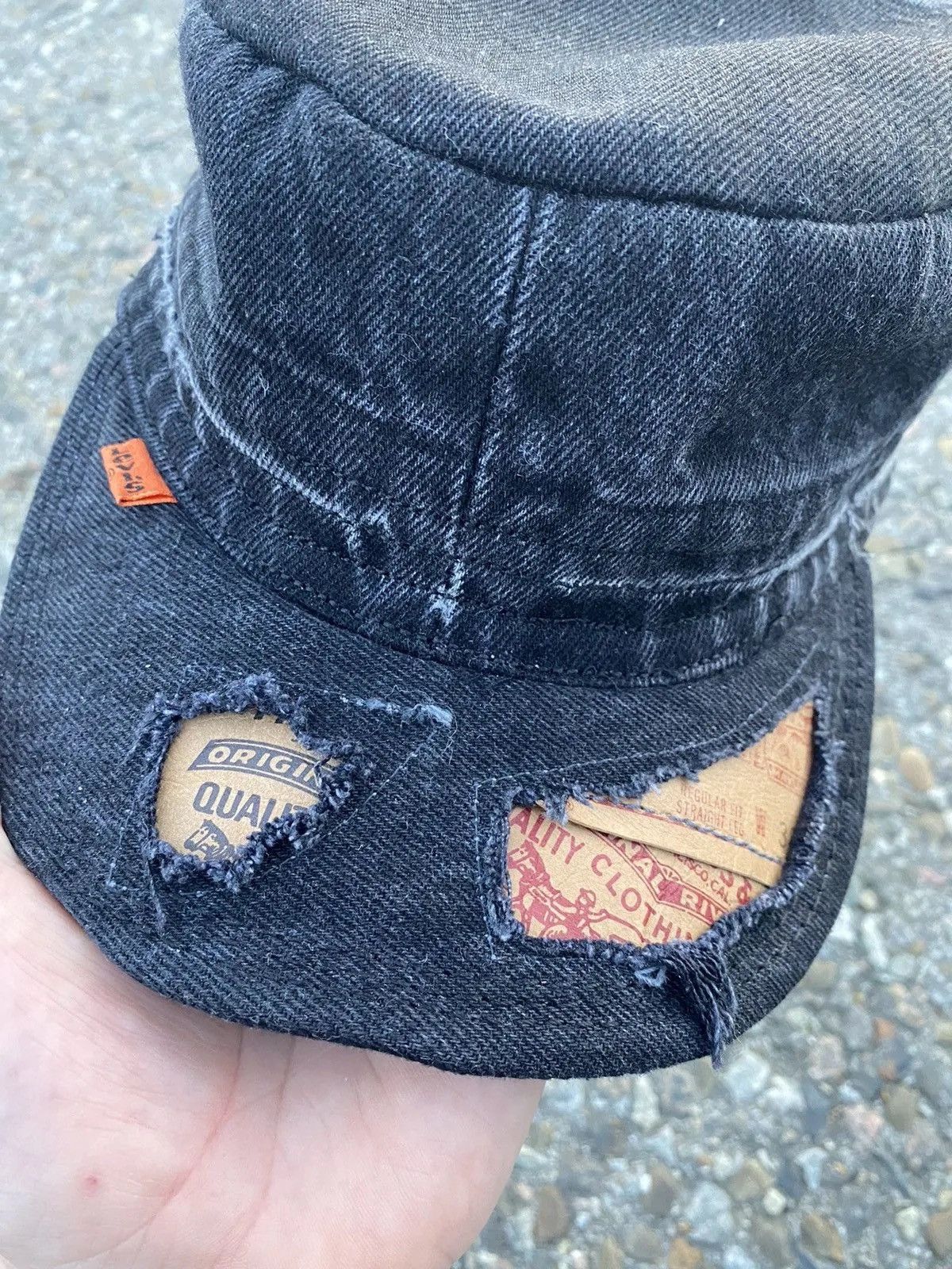 Levi's Reworked patchwork Levis custom hat cap rare y2k Size ONE SIZE - 2 Thumbnail