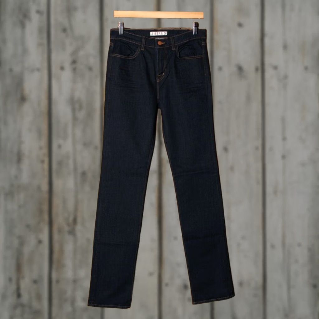 J Brand J.Brand Starless Wash Straight Jeans Sz. 30 Womens Denim 34.5" Inseam Lightly Used Stretch Low Rise 7" Leg Opening Blue Size 30" / US 8 / IT 44 - 1 Thumbnail