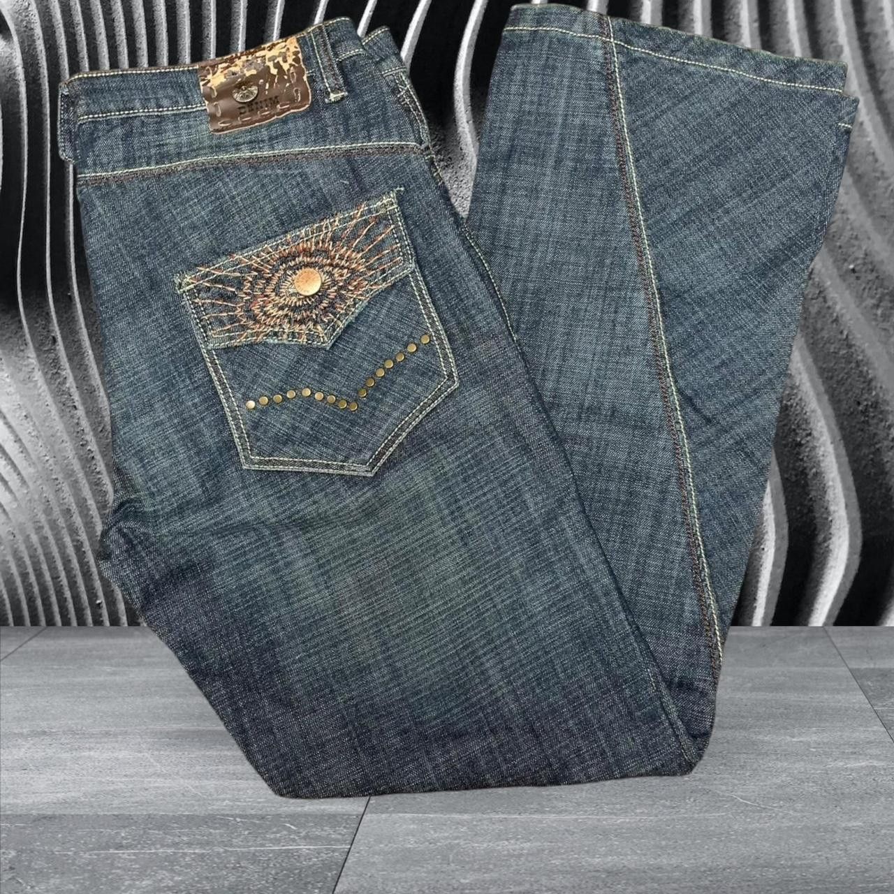 Vintage Y2K Affliction True Religion Like Baggy Flare Jeans