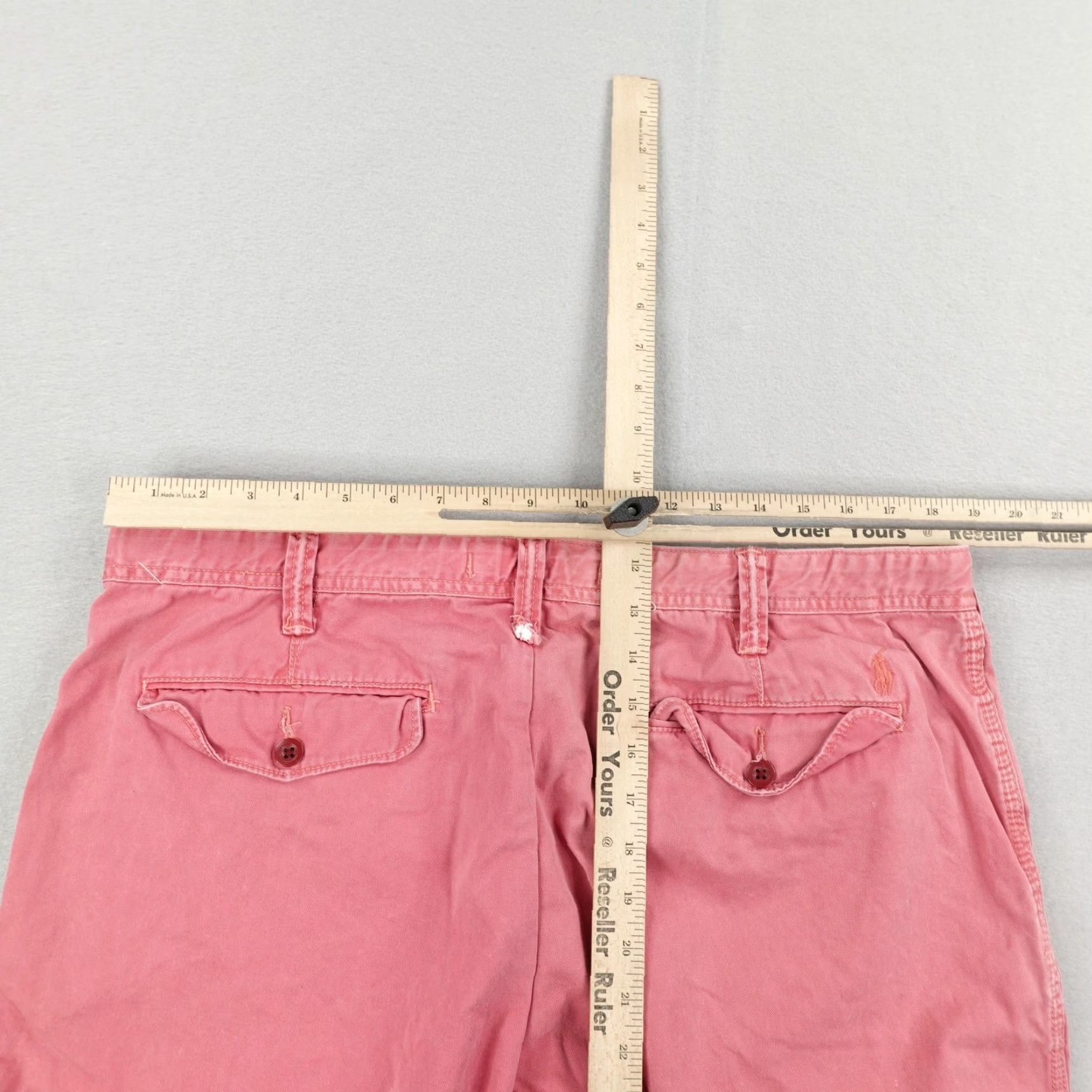 Polo Ralph Lauren VINTAGE Polo Ralph Lauren Shorts Mens 38 Pink Drawstring Chino Pony Utility Outdoor Casual 90s Mens Size US M / EU 48-50 / 2 - 7 Thumbnail