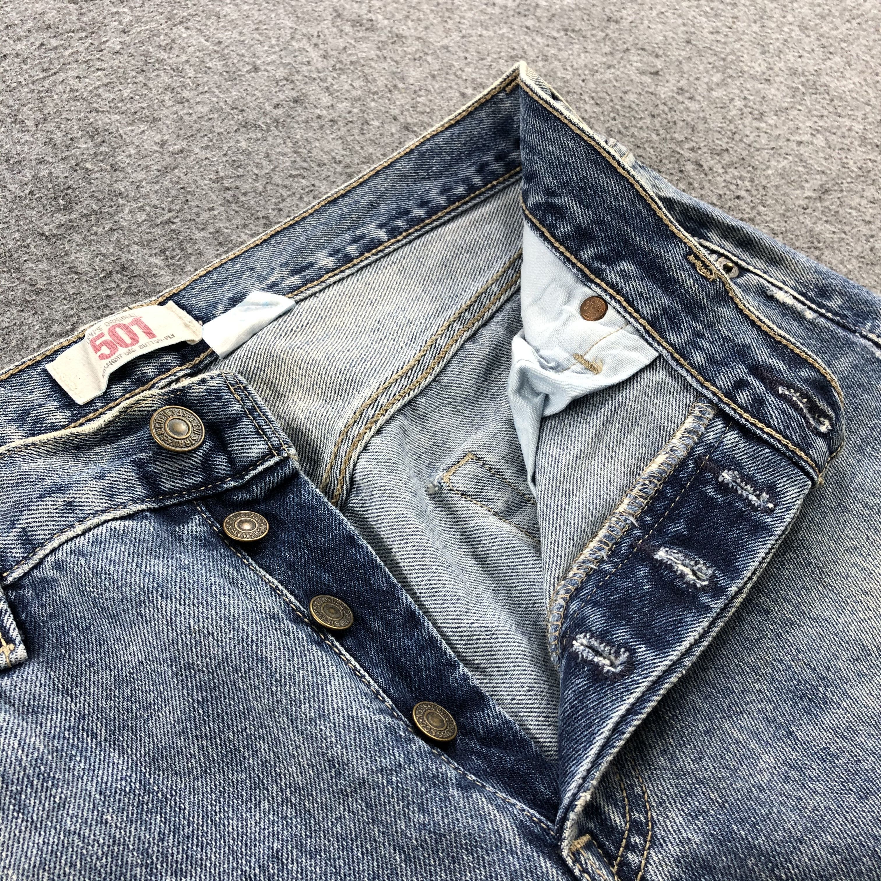Levi's Vintage Levi's 501 Jeans Distressed Denim KJ503 Size US 30 / EU 46 - 7 Thumbnail