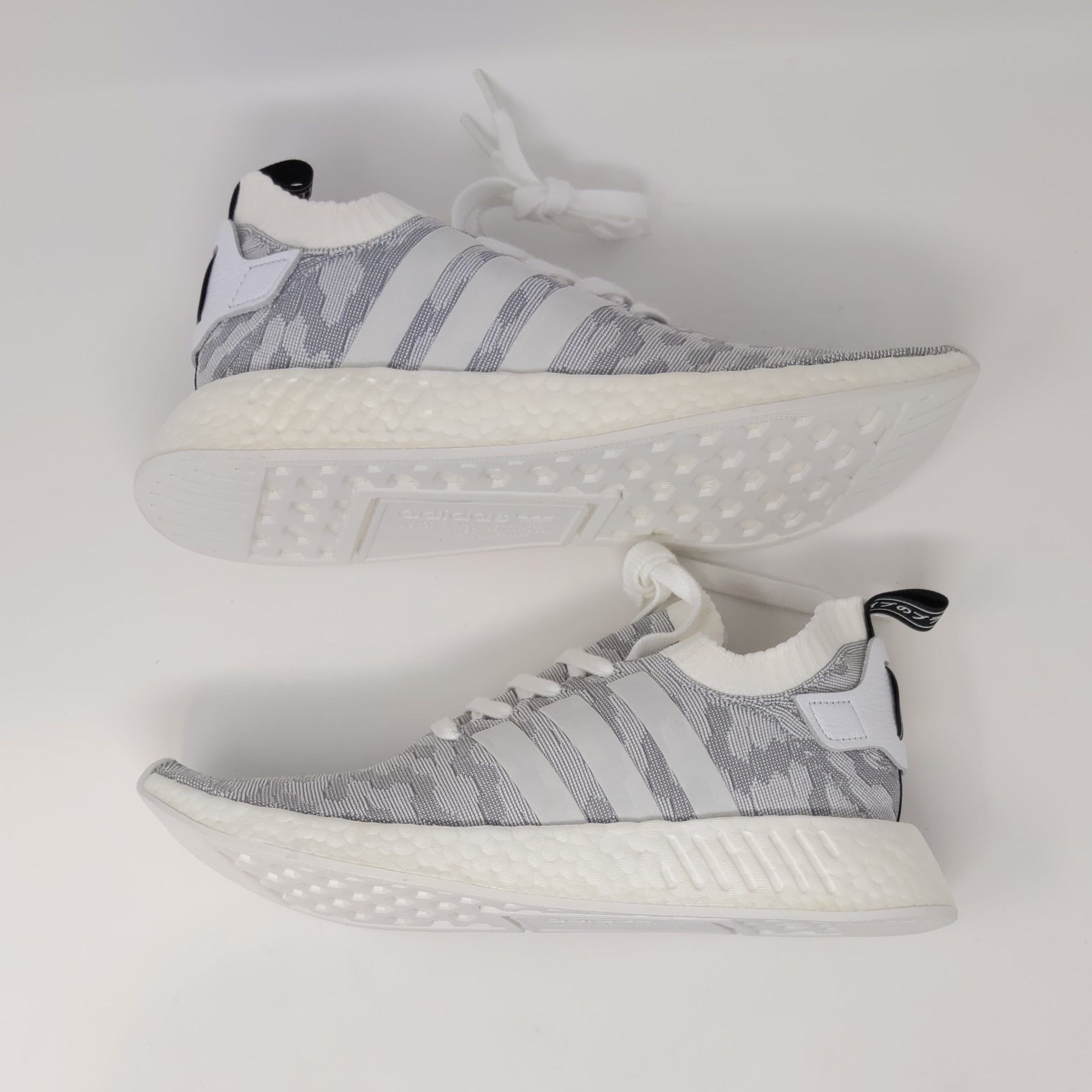 Adidas Wmns NMD R2 Primeknit White Black Pink Grailed