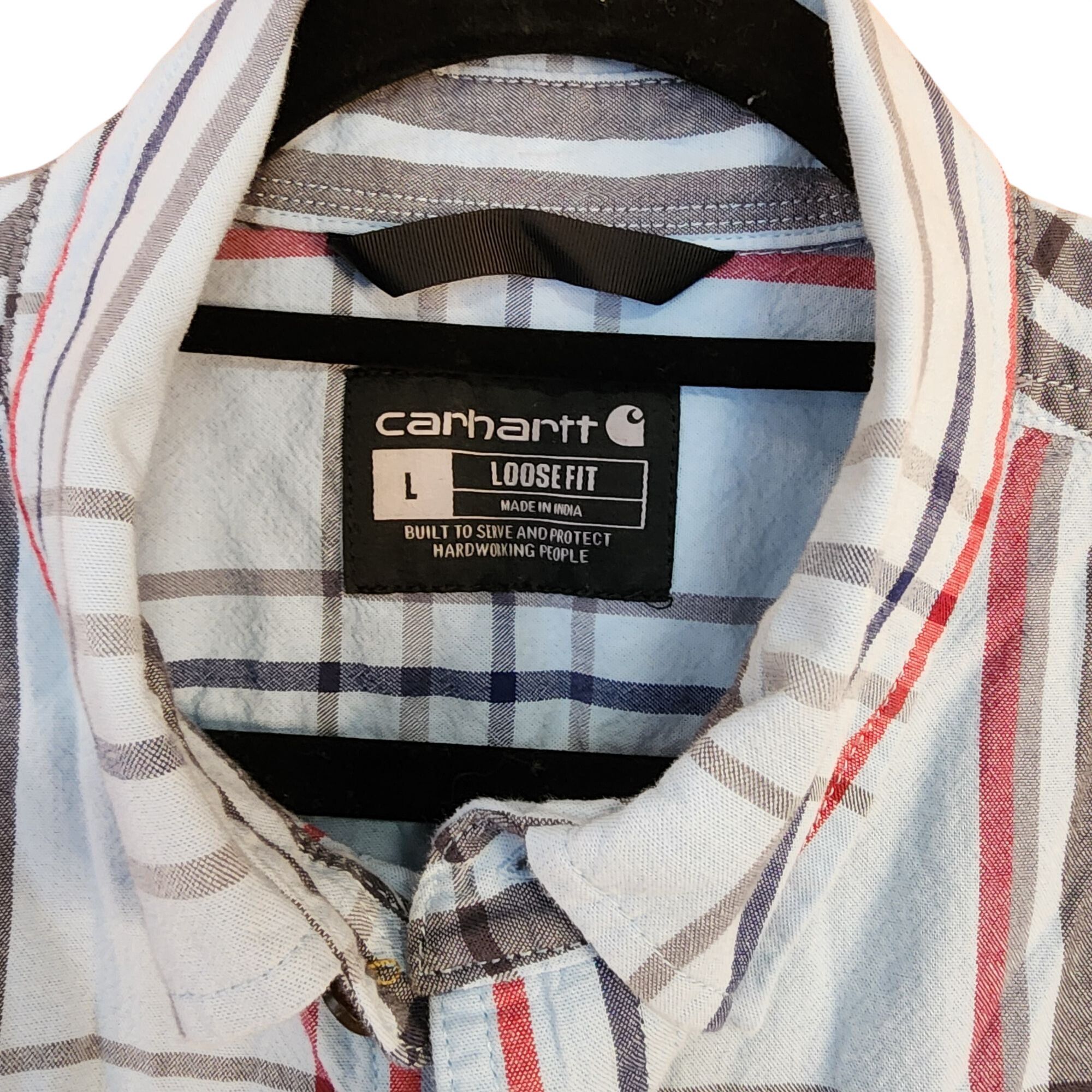 Carhartt Carhartt Shirt Plaid Loose Fit Short Sleeve Button Up Mens L Size US L / EU 52-54 / 3 - 3 Thumbnail