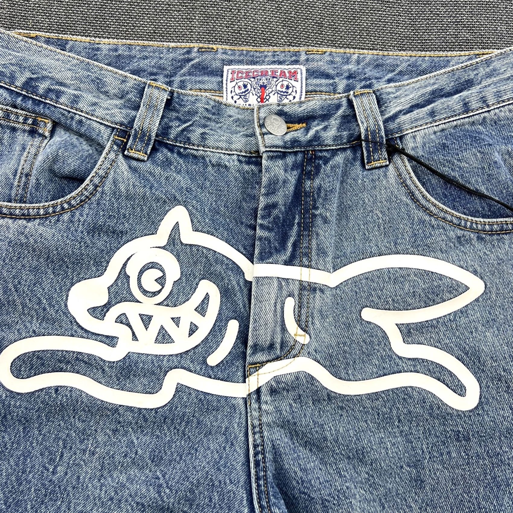 Billionaire Boys Club Billionaire Boys Club ICECREAM Running Dog Jeans Size 30 Blue Medium Mens Size US 30 / EU 46 - 7 Thumbnail