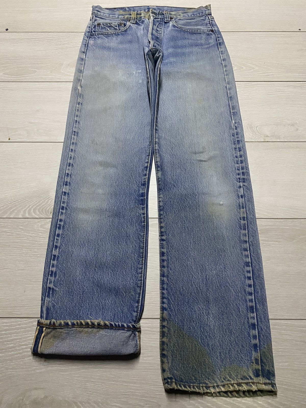 Levi's Levis 501 60s ButtonFly no.6 Selvedge Jeans Size US 28 / EU 44 - 1 Thumbnail