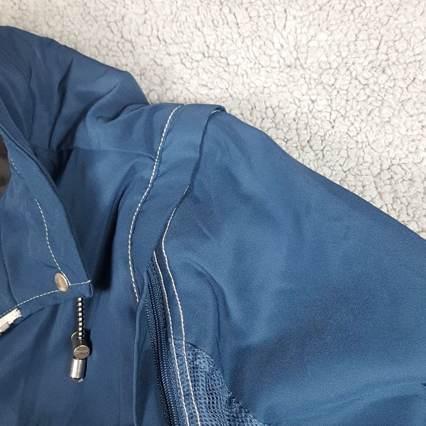 Vintage Y2K Tech Zipper Pocket Track Suit Women's Medium Retro 2 Piece Windbreaker Pants Size 32" / US 10 / IT 46 - 4 Thumbnail