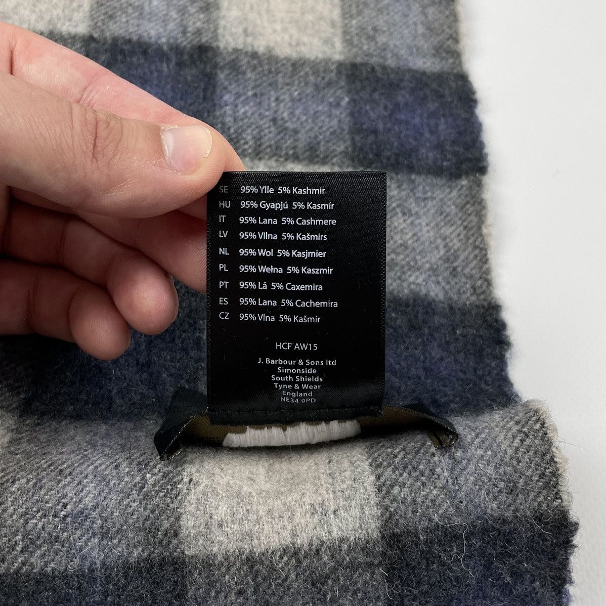 Barbour Vintage Barbour Wool Scarf Size ONE SIZE - 8 Thumbnail