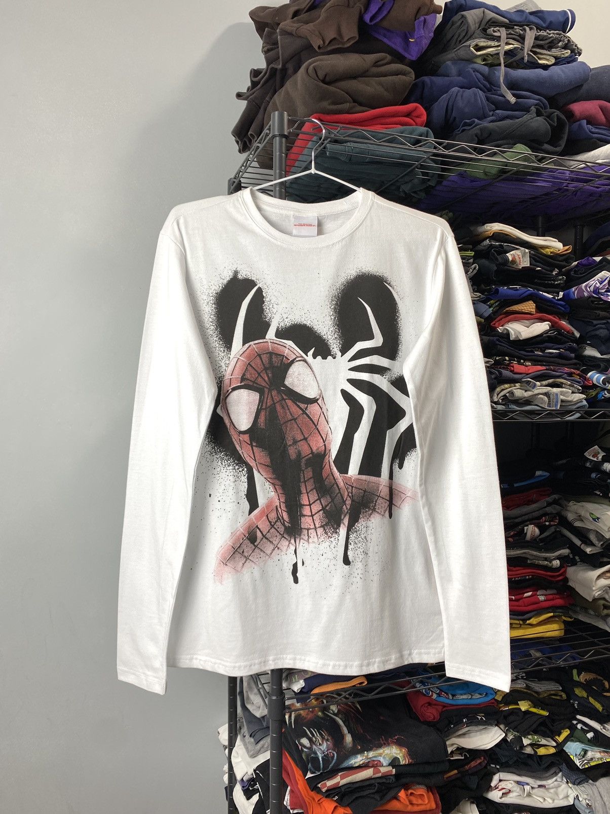 Marvel Comics × Vintage Vintage Style Spider Man Longsleeve T Shirt Marvel Movie Size US S / EU 44-46 / 1 - 1 Thumbnail