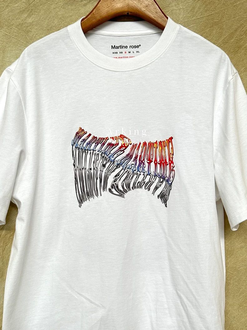 Martine Rose Martine rose White printed short sleeves Size S / US 4 / IT 40 - 3 Thumbnail