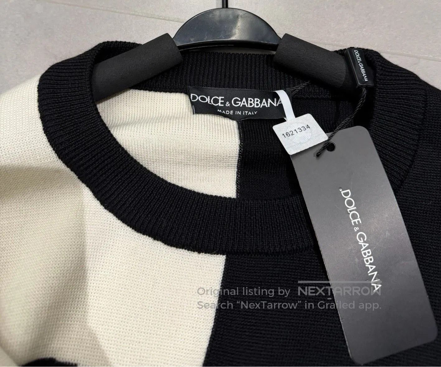 Dolce & Gabbana Dolce & Gabbana Men's Wool Logo Sweater. Size US M / EU 48-50 / 2 - 5 Thumbnail