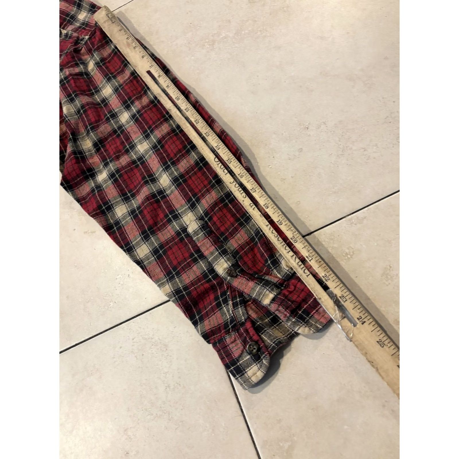 J.Crew J.Crew Shirt Mens XL Red Plaid Flannel Button Front Long Sleeve Cotton Casual Size US XL / EU 56 / 4 - 6 Thumbnail