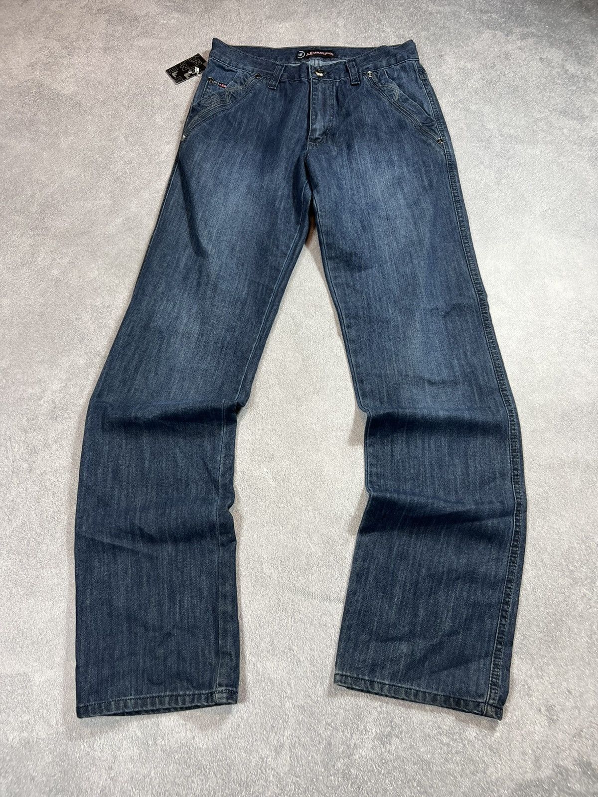 Japanese Brand 🔥VINTAGE RICK OWENS ARMANI STYLE DISTRESSED Y2K HYPE JEANS Size US 31 - 6 Thumbnail