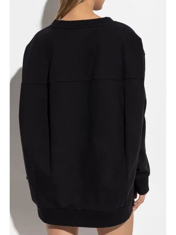 Marni o1w1db10426 V-Neck Sweater Dress in Black Size XL / US 12-14 / IT 48-50 - 3 Thumbnail