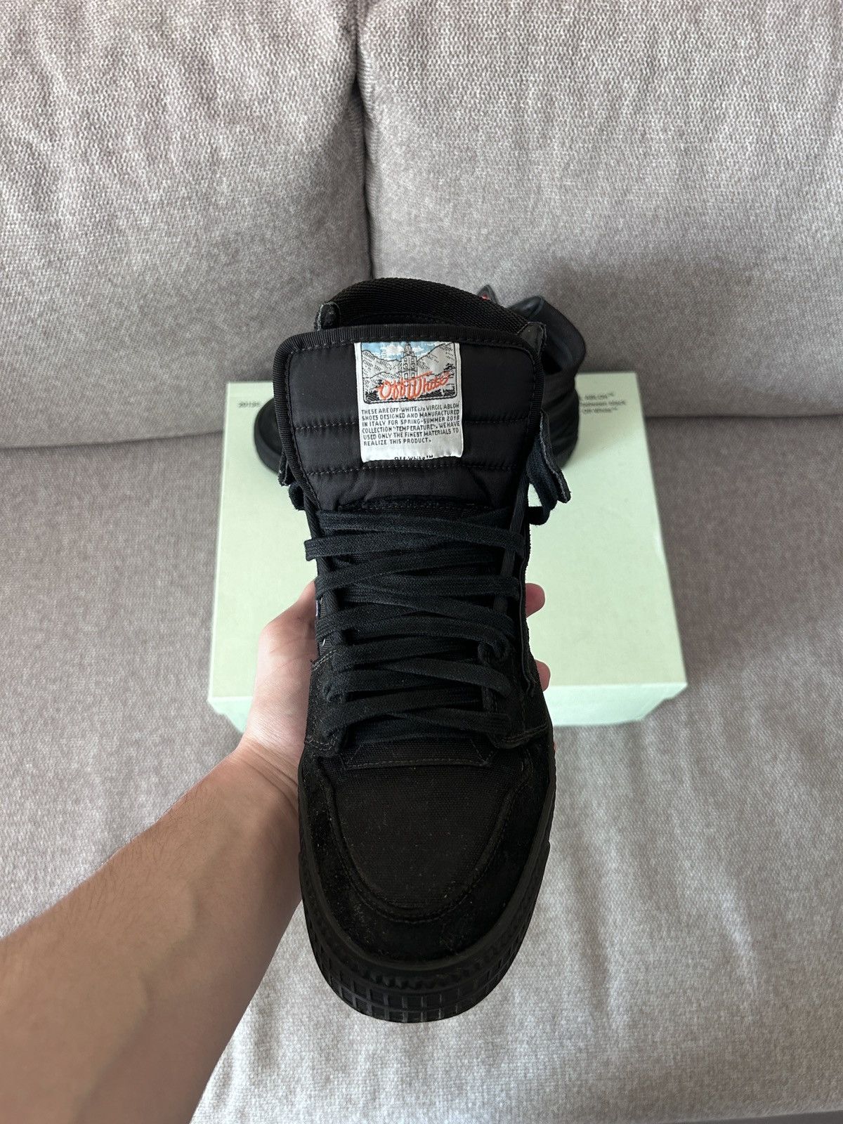 Off-White Off-white Off-court 3.0 High-top Black Size US 6.5 / EU 39-40 - 4 Thumbnail