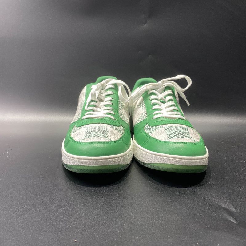 Louis Vuitton Louis Vuitton Rivoli Green and White Fashion Sneakers - Size US 8.5 / EU 41-42 - 2 Thumbnail