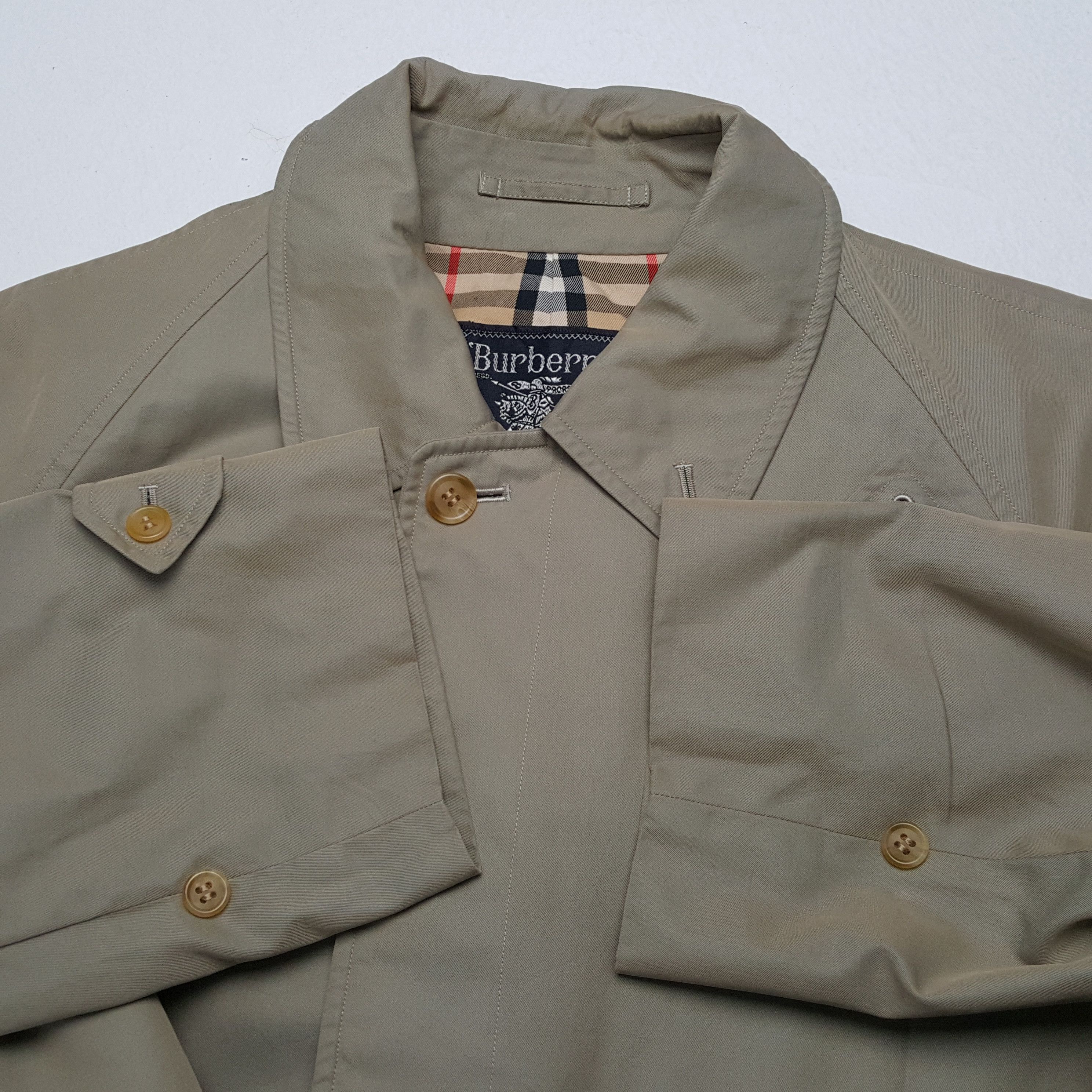 Burberry × Vintage BURBERRYS Luxury Brand Winter Style Trench Coat Jacket Size US L / EU 52-54 / 3 - 7 Thumbnail