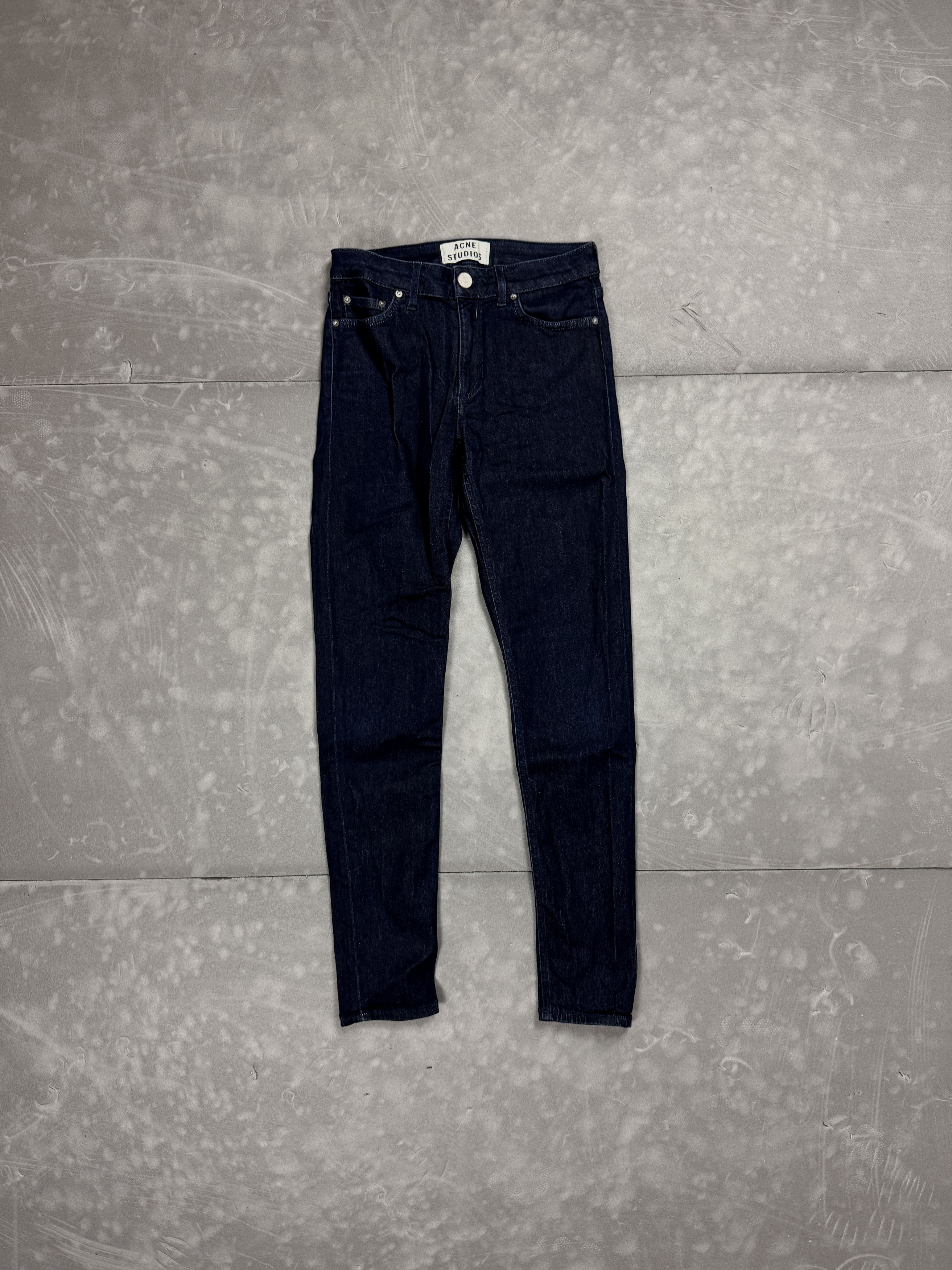 Acne Studios × Vintage Acne Studios navy slim fit denim jeans streetwear retro 90s Size 26" / US 2 / IT 38 - 1 Thumbnail