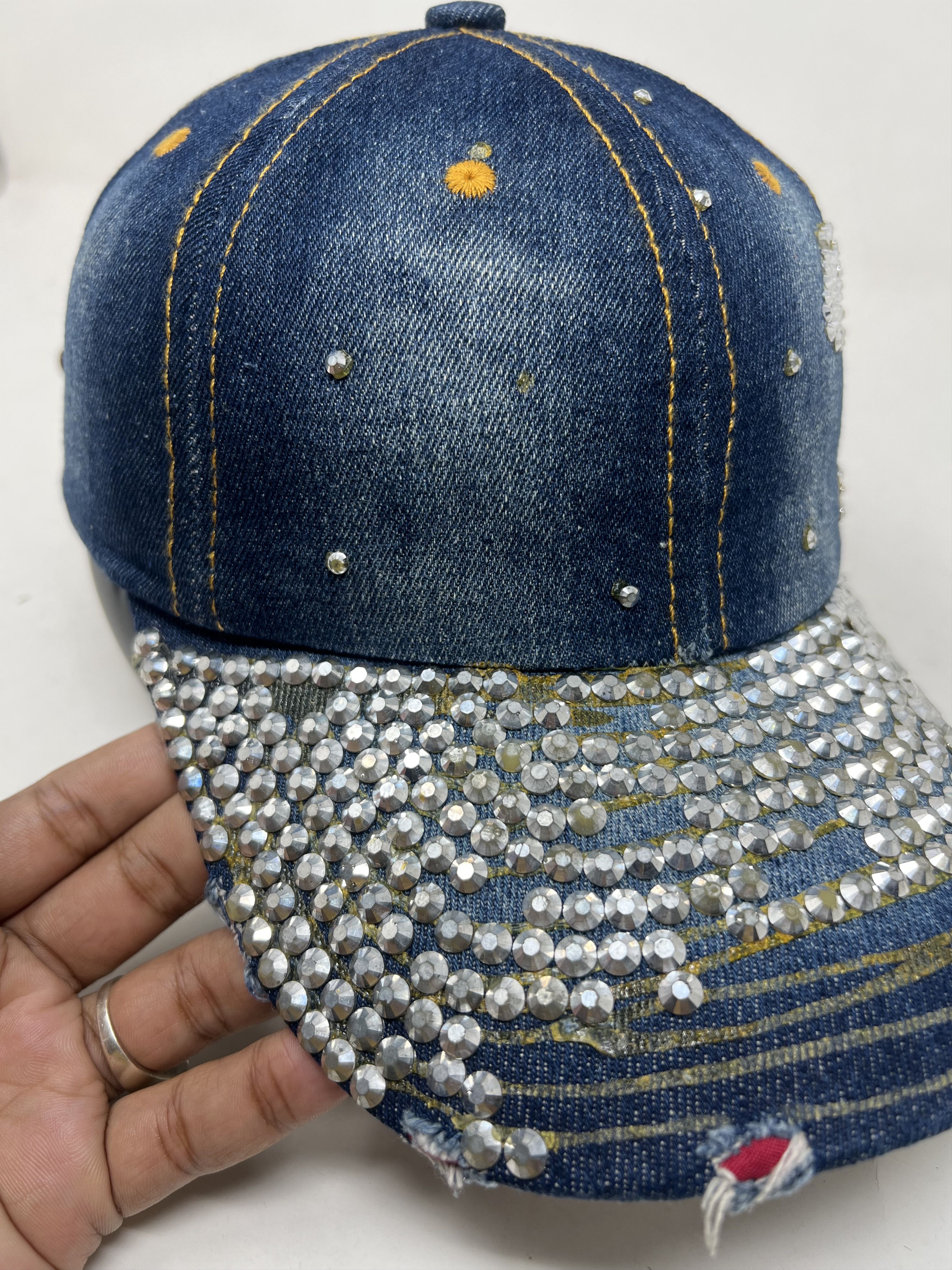 Seditionaries Denime Jeans Diamond Archive Streetwear Hat Size ONE SIZE - 9 Thumbnail