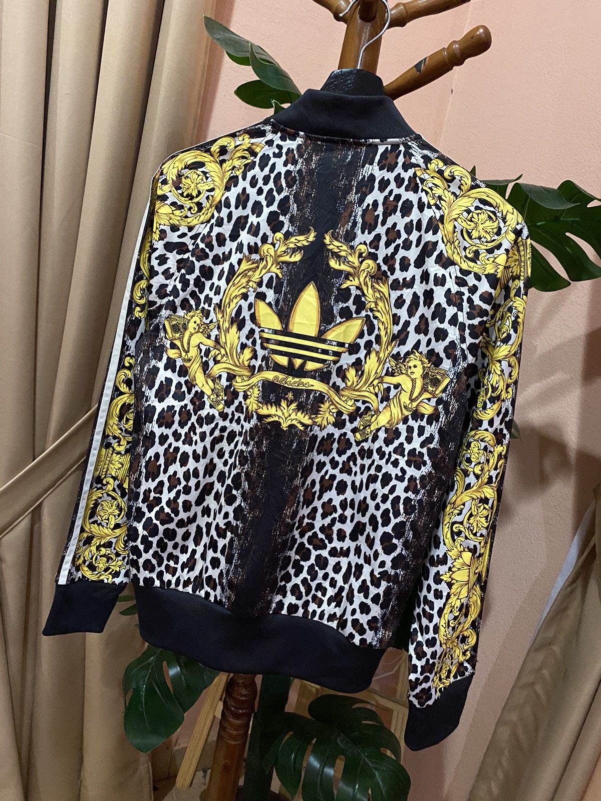 Adidas × Jeremy Scott Adidas Jeremy Scott Leopard Print Baroque Jacket - Unisex Size US S / EU 44-46 / 1 - 15 Thumbnail