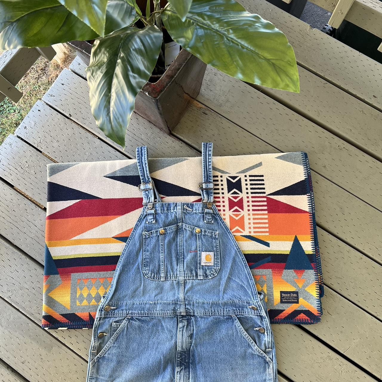 Carhartt Carhartt Dungarees Overalls Bib Carpenter Denim Work Wear Size US 36 / EU 52 - 1 Thumbnail