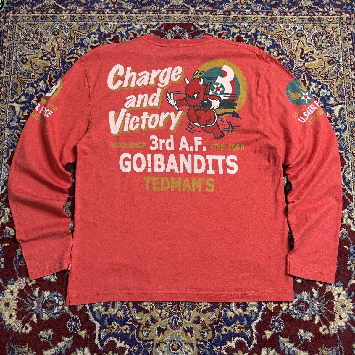 Ted company Red Devil Charge Victory US Air Force Military