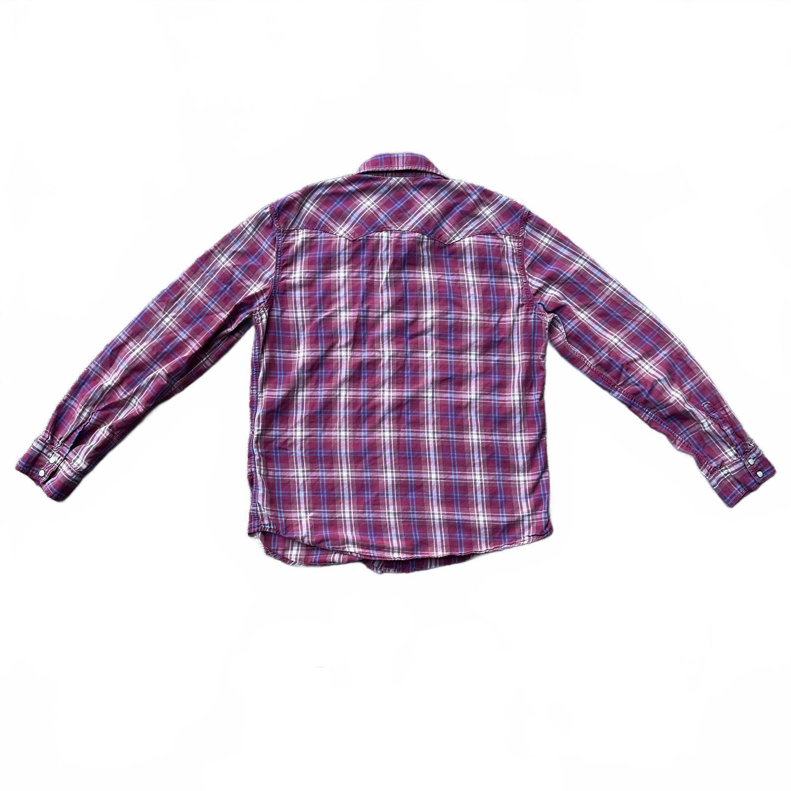 Levi's Levi's Mens Button Up Shirt Large Red Plaid Casual Size US L / EU 52-54 / 3 - 2 Thumbnail