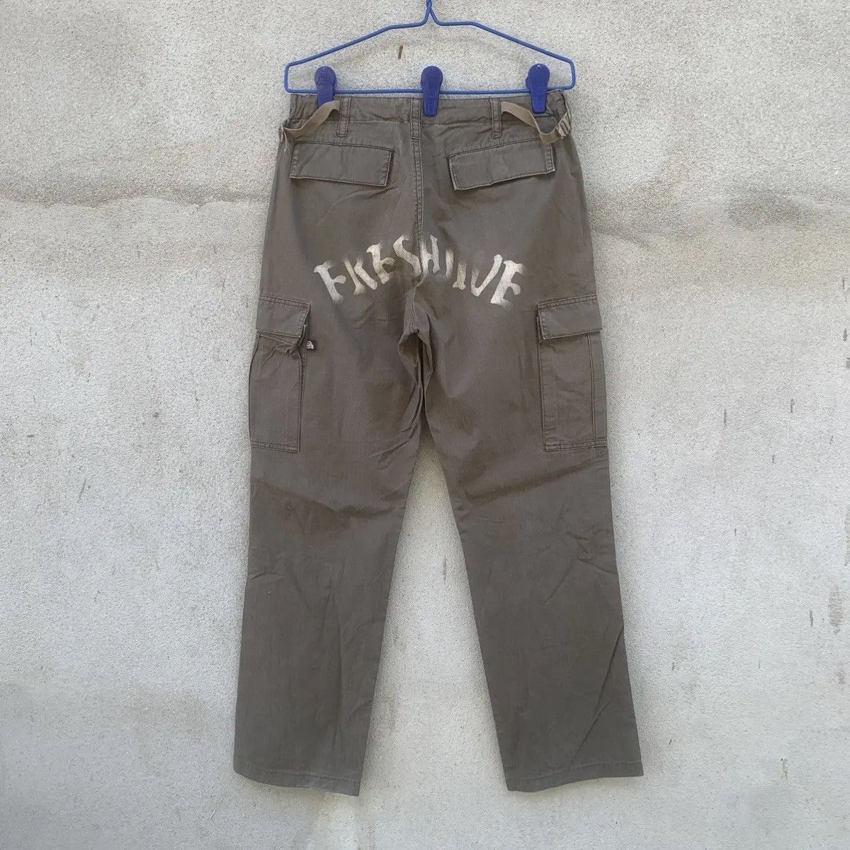 Freshjive GRAILS‼️FRESHJIVE FLARE BOOTCUT JAPANESE RIPSTOP CARGO PANTS Size US 29 - 1 Thumbnail