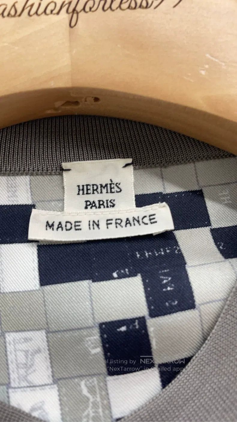 Hermes Hermes Checkered silk patchwork knitwear Size XS / US 0-2 / IT 36-38 - 3 Thumbnail