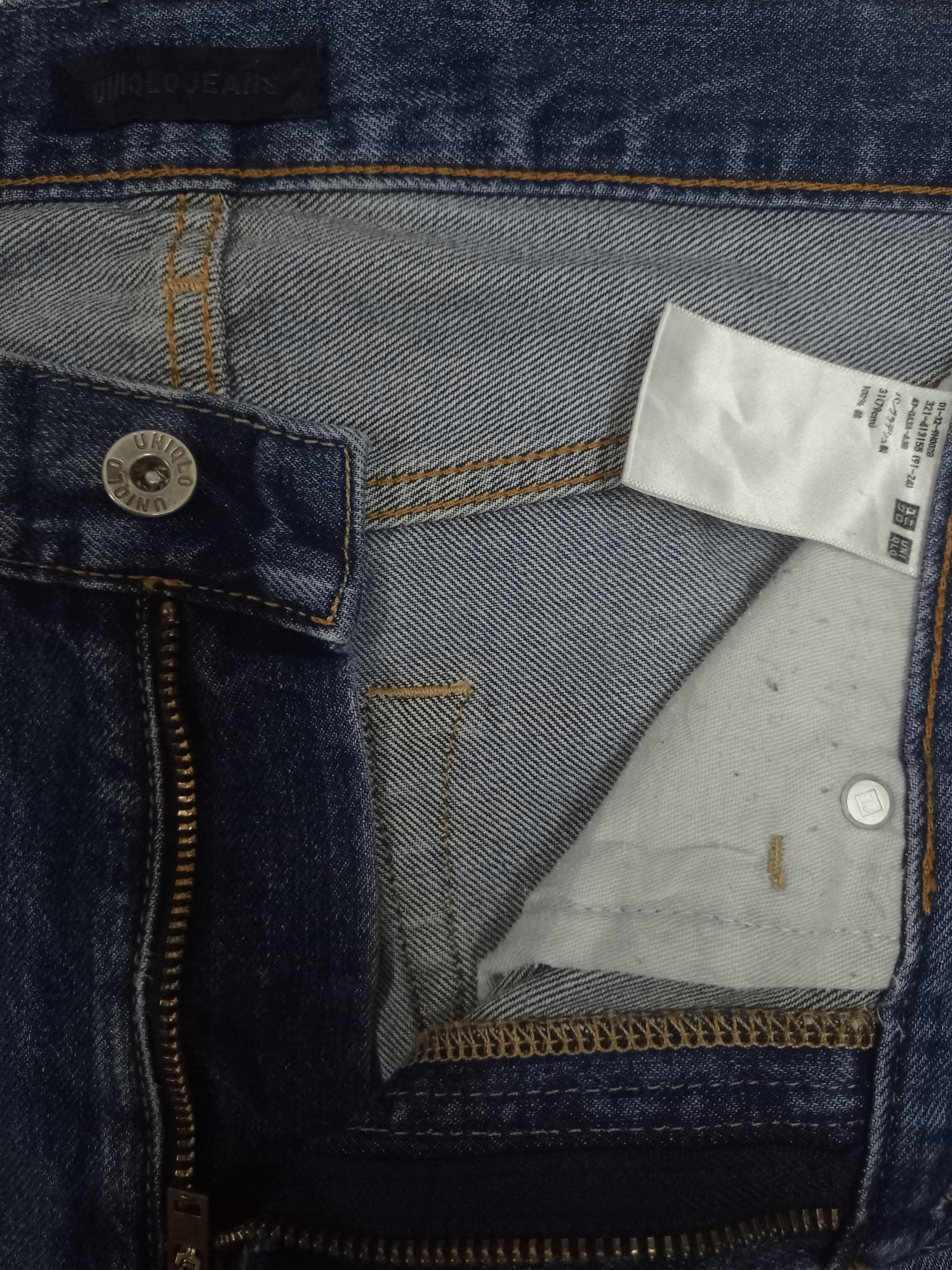 Japanese Brand Vintage Japanese Uniqlo Blue Wash Distressed Loose Jeans Size US 31 - 3 Thumbnail