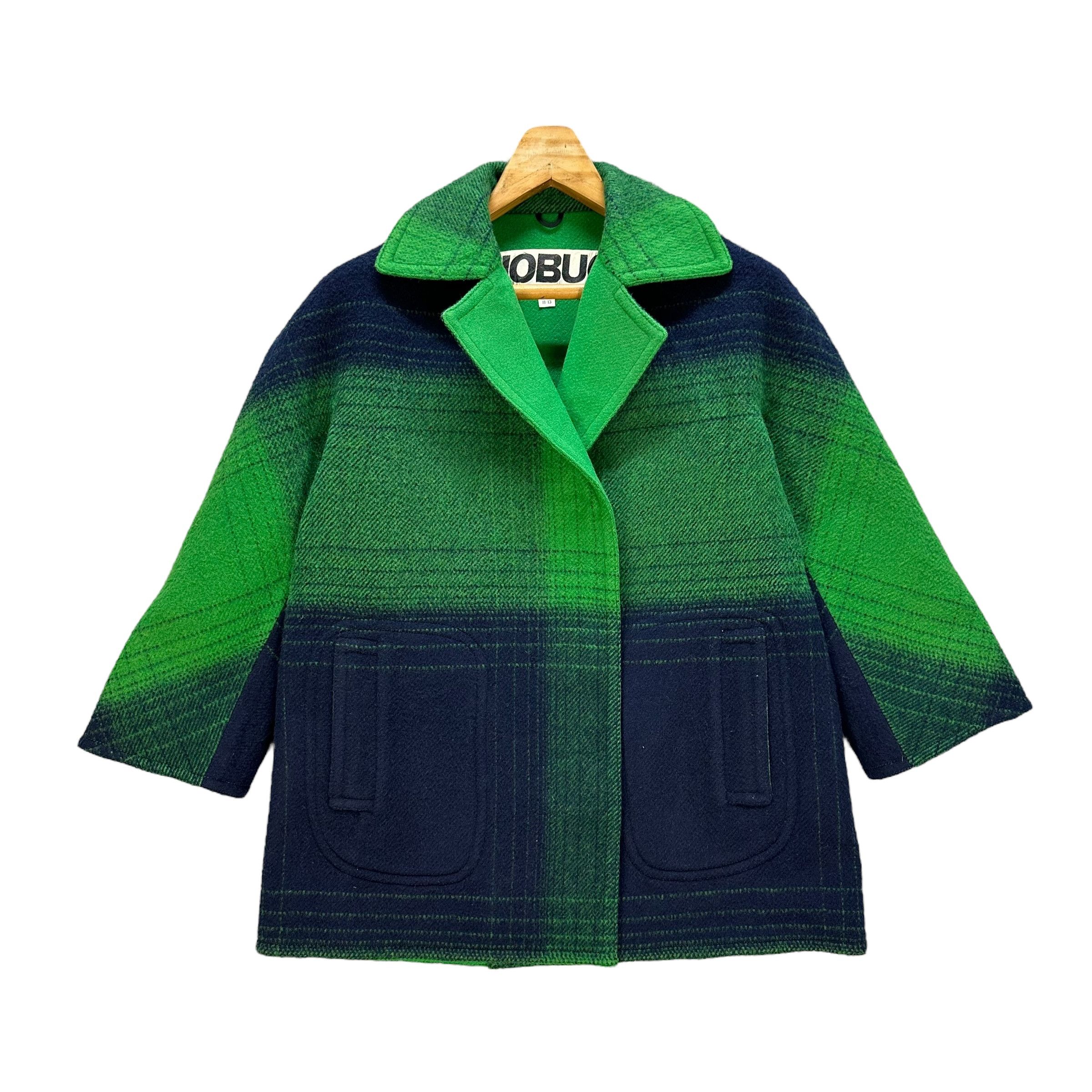 Japanese Brand NOBUO BOUTIQE Boho Wool Coat Jacket #A63-1523 Size M / US 6-8 / IT 42-44 - 1 Thumbnail