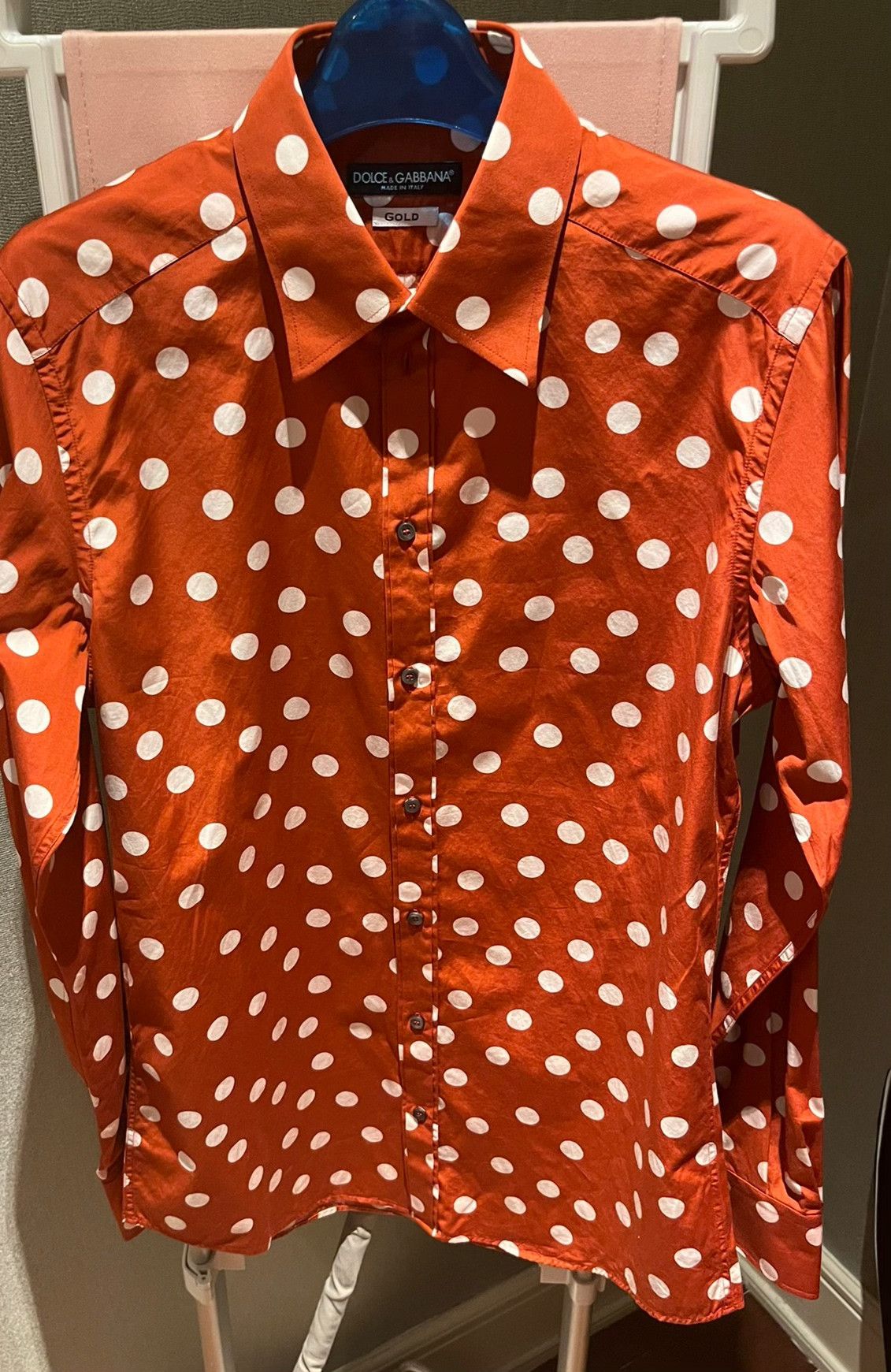 Dolce & Gabbana Dolce & Gabbana Polka Dot Cotton Shirt Size S / US 4 / IT 40 - 1 Thumbnail