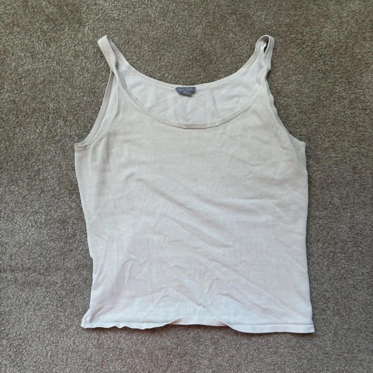 Ann Taylor Ann Taylor Cream Cami Size M / US 6-8 / IT 42-44 - 2 Thumbnail