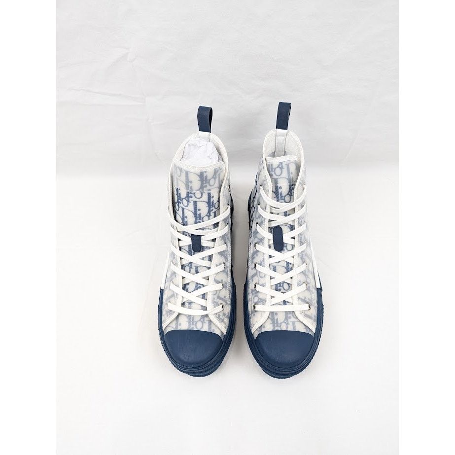 Dior o1rshd1 B23 HT Oblique Transparency in Blue Size US 12 / EU 45 - 17 Thumbnail
