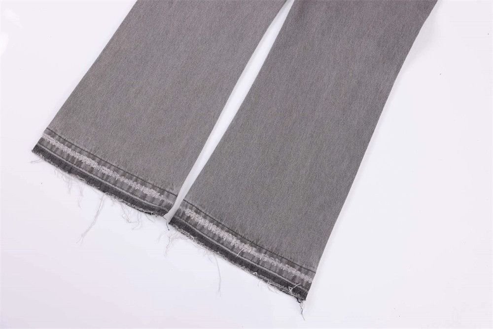 Jean × Vintage washed faded yuppie y2k punk grunge flared jeans Size US 30 / EU 46 - 9 Thumbnail