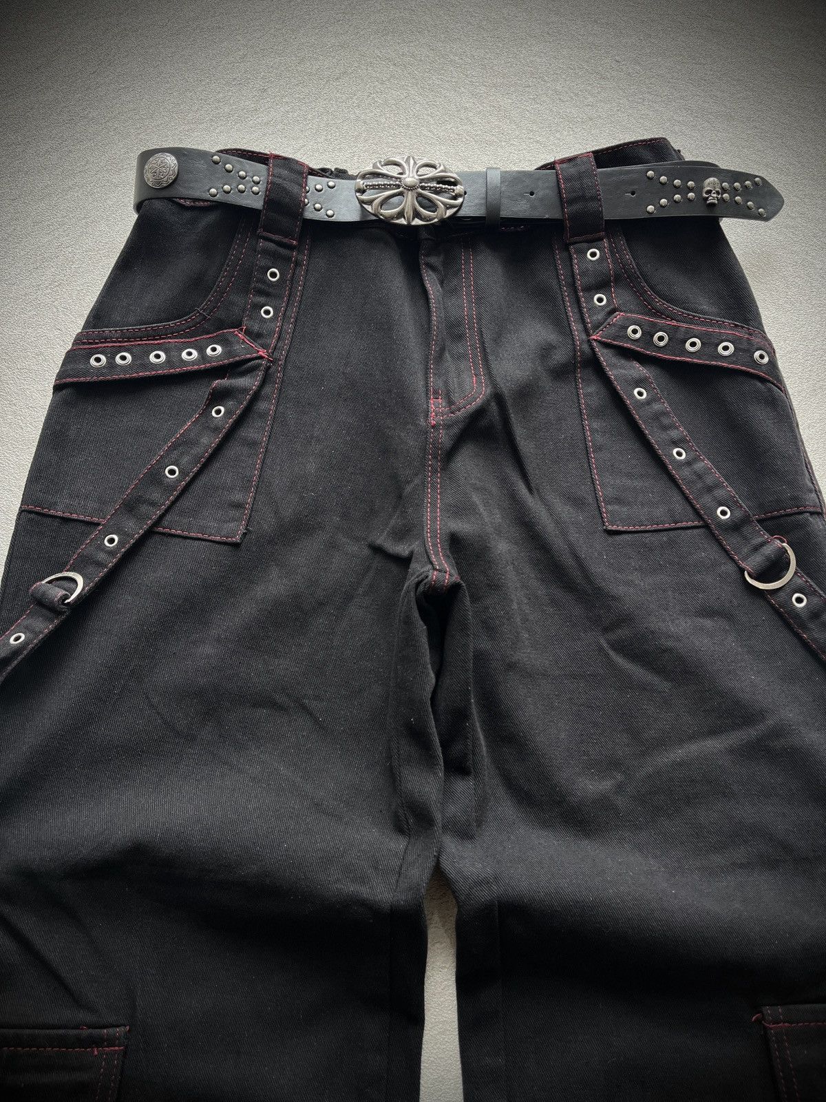 Tripp NYC 2000s Like Trip NYC Bondage Vkei Ghotic Pants Size US 36 / EU 52 - 2 Thumbnail