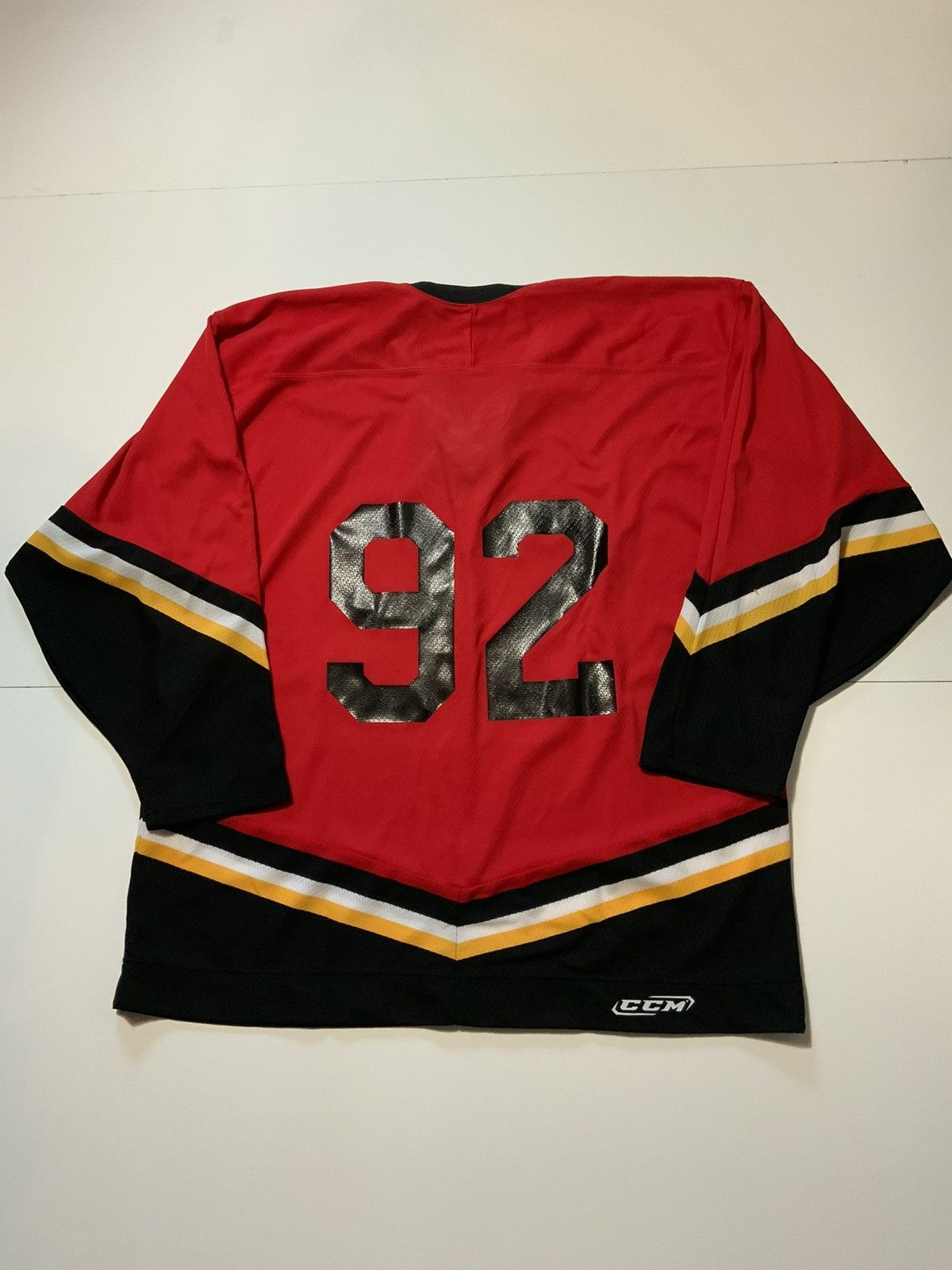 Ccm × NHL × Vintage Vintage CCM Pro Mesh Tie Lace Up NHL ECHL Hockey Jersey Size US XL / EU 56 / 4 - 2 Thumbnail