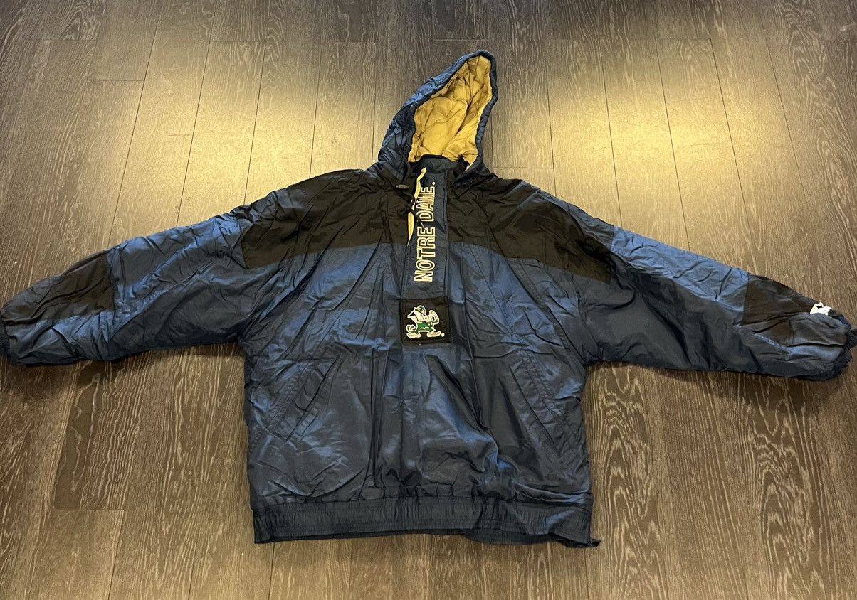 Starter Vintage 90’s Starter Notre Dame Fighting Irish Pullover Size US L / EU 52-54 / 3 - 1 Thumbnail