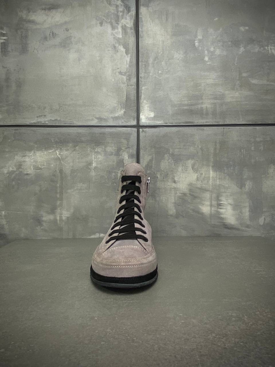 Ann Demeulemeester Hi-tops suede 37.5 Size US 7.5 / IT 37.5 - 3 Thumbnail