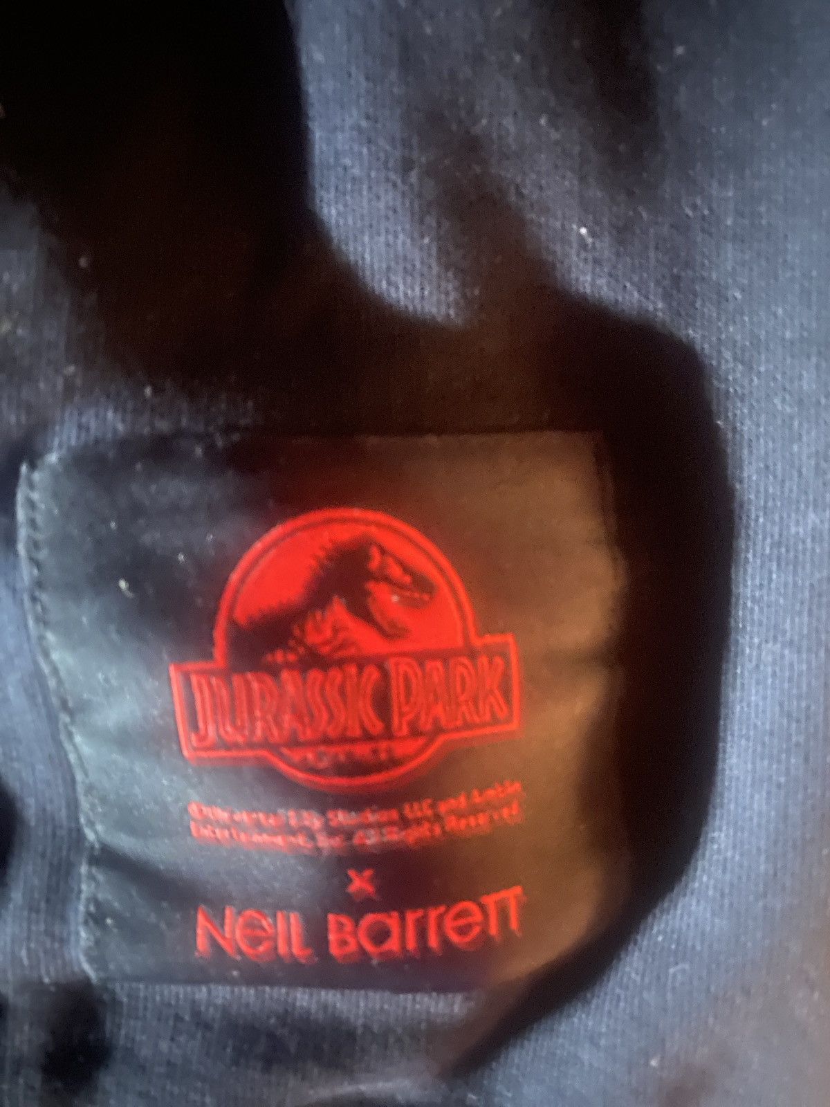 Neil Barrett NEIL BARRETT X JURASSIC PARK MEN'S SWEATSHIRT XL SLIM FIT Size US XL / EU 56 / 4 - 3 Thumbnail