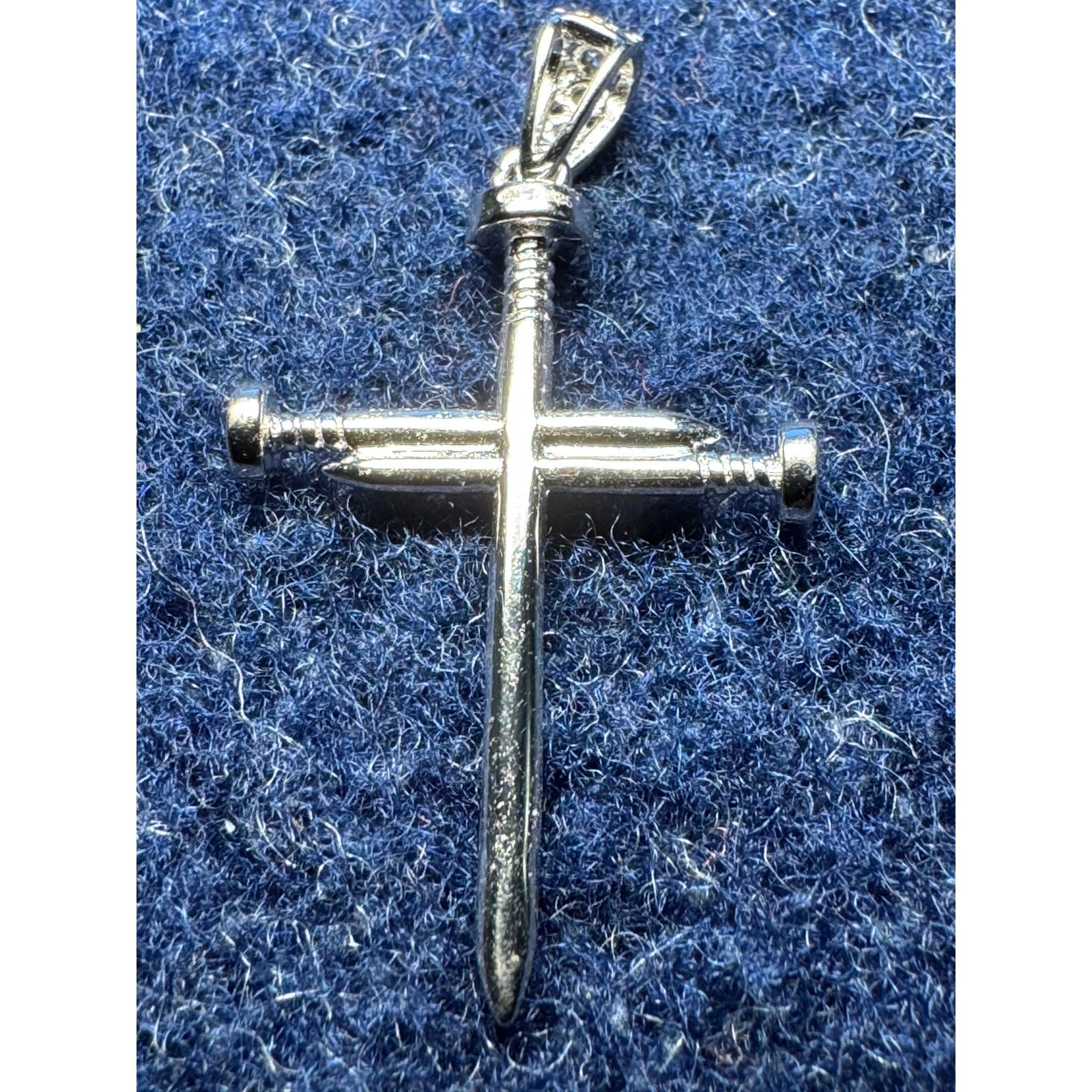 Other 3 Nails Diamonds On Bail Cross Pendant Size ONE SIZE - 1 Thumbnail