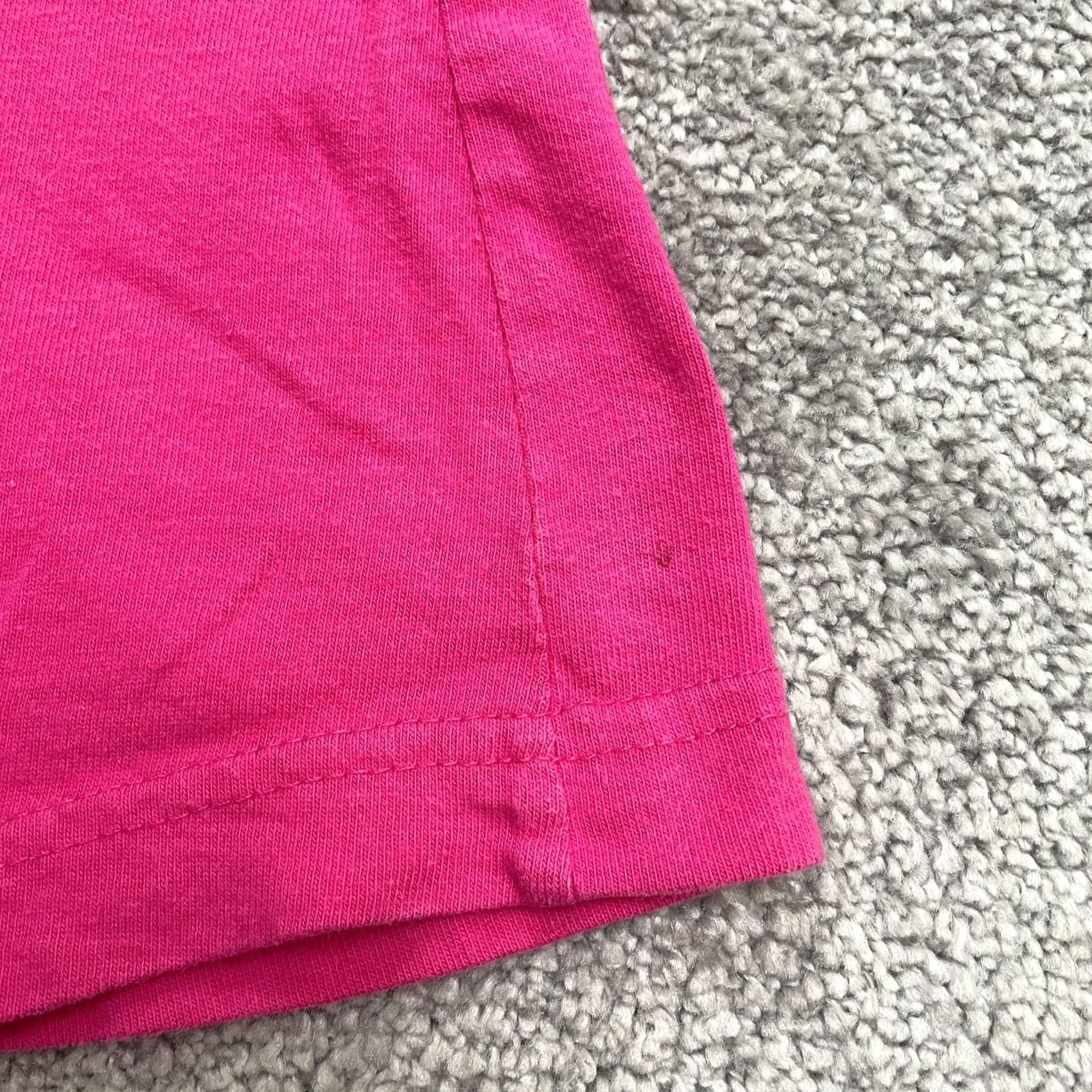 Essentials All American Comfort T-Shirt Womens 2X Pink Cotton Crew Neck Basic Tee Size XXL / US 16-18 / IT 52-54 - 3 Thumbnail