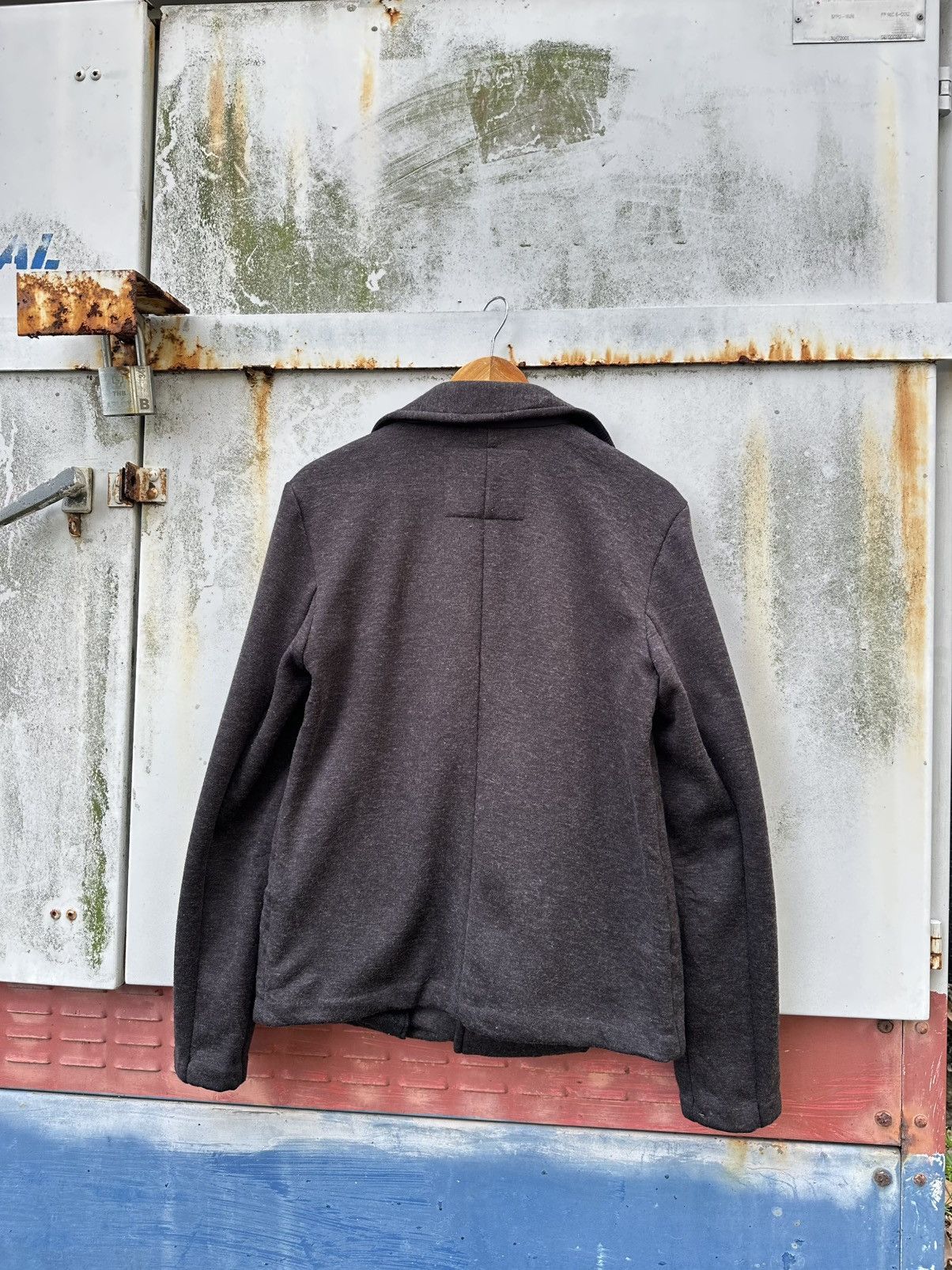 Armani Exchange Armani Exchange Fleece Lined Wool Double Breasted Jacket Size US M / EU 48-50 / 2 - 7 Thumbnail