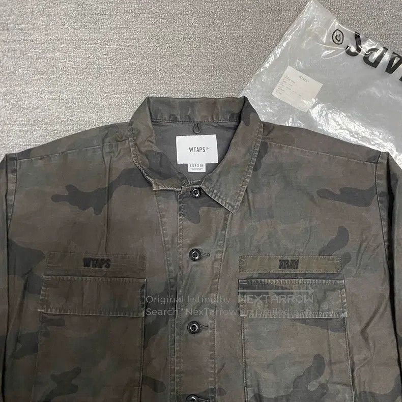 Wtaps Wtaps Camouflage water-washed four-pocket jacket Size US XL / EU 56 / 4 - 4 Thumbnail