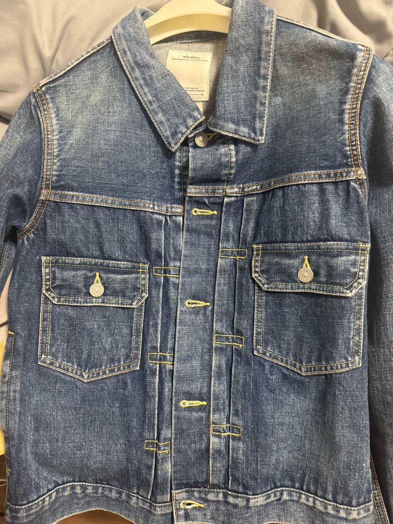 Visvim Visvim Denim Jacket SS 101 JKT DMGD-1010 Size US XS / EU 42 / 0 - 1 Thumbnail
