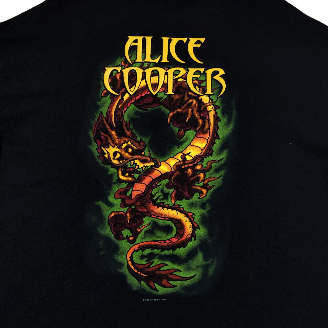 Band Tees × Vintage 2003 Alice Cooper dragon vintage tee 🐉 Size US L / EU 52-54 / 3 - 5 Thumbnail