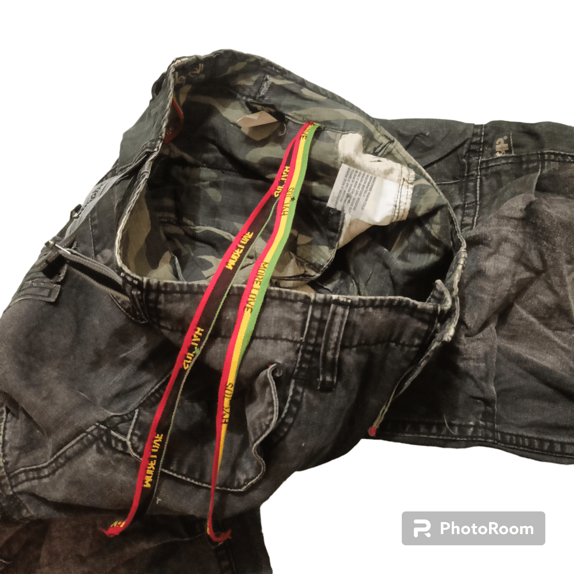 Marc Buchanan × Pelle Pelle Distressed Pelle Pelle Cargo Tactical Bondage Pants Size US 30 / EU 46 - 13 Thumbnail